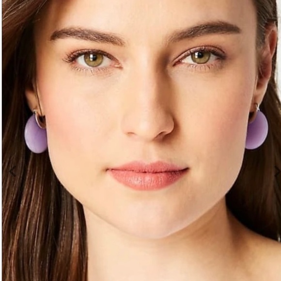 J. Jill NEW Colorful Stone Hoop Earrings NWT - Picture 2 of 5